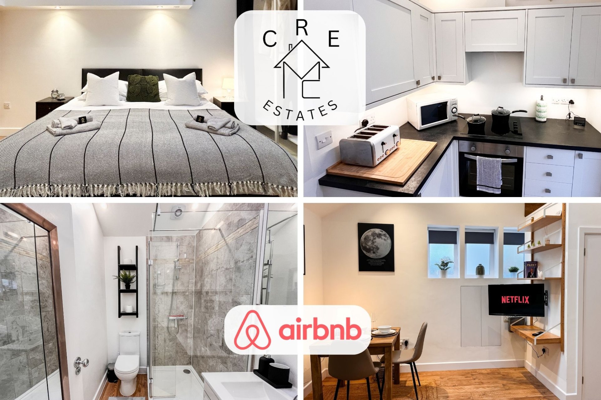Mark's Maidstone property after CRE Estates styled and listed it on Airbnb
